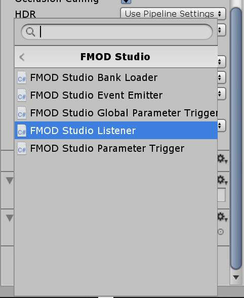 FMOD Studio Listener Component