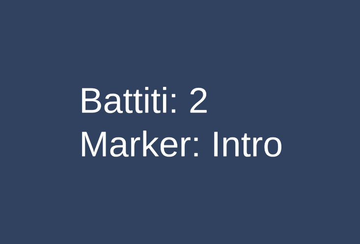 Informazioni sui battiti e marker visualizzati in Unity