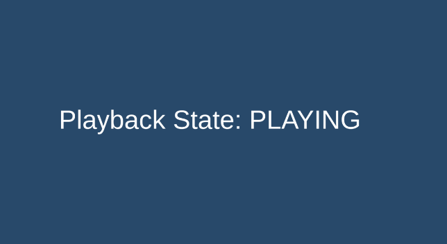 Playback States visualized in Unity