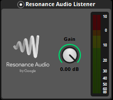 Resonance Audio Listener in FMOD Studio