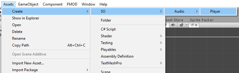 Add ScriptableObject .asset file